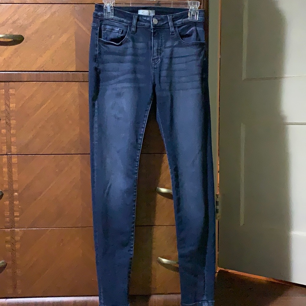 Kan can mid rise jeans